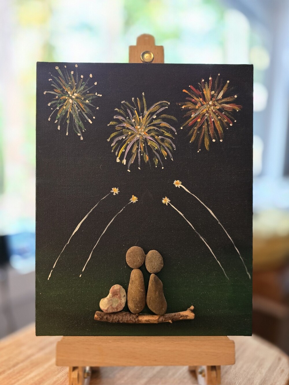 Pebble Wall Art 8x10